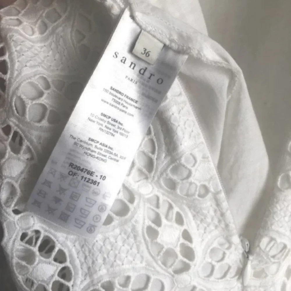 Sandro ✨ Ruffles and Lace Mini dress - Picture 10 of 10